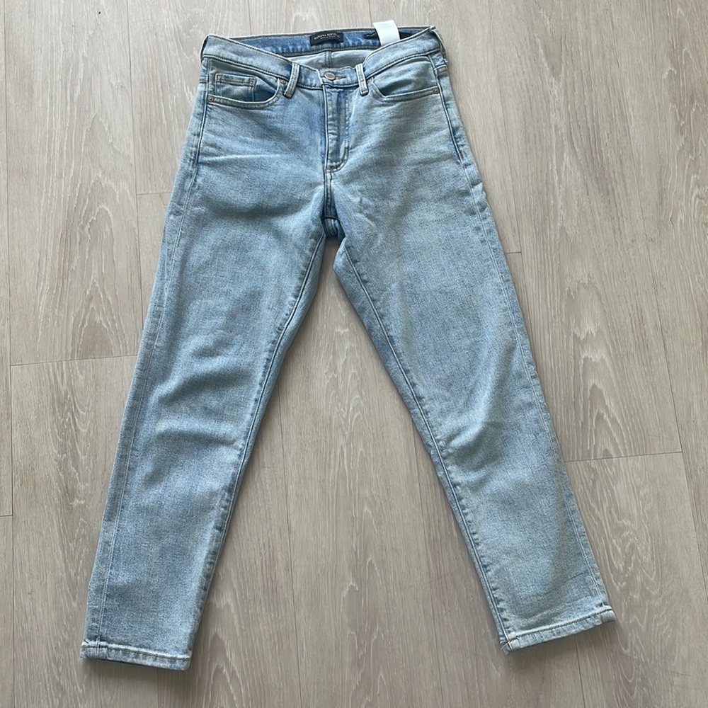 Banana Republic mid-rise straight light blue size 25